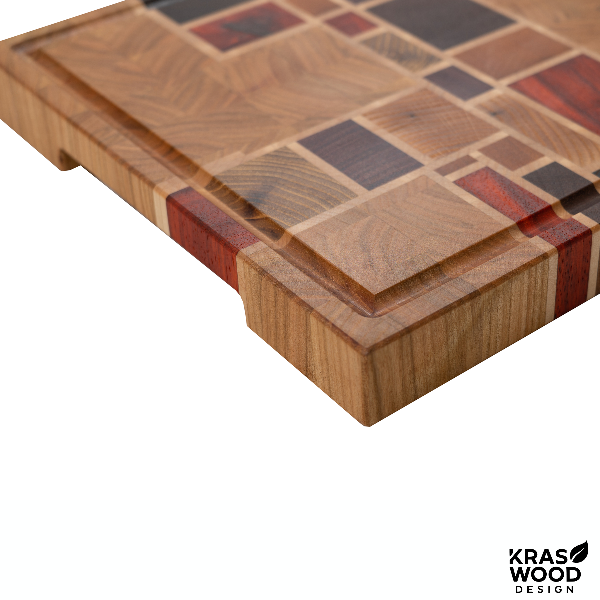 Premium end-grain wood cutting board | KrasWood