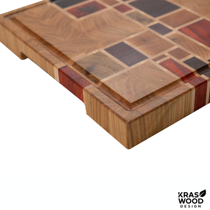 Premium end-grain wood cutting board | KrasWood
