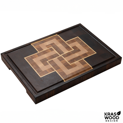 Premium end-grain wood cutting board | KrasWood