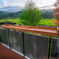 Solid Oak Balcony Table, Set of 3 pcs| Handcrafted by KrasWood